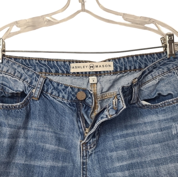 Ashley Mason Distressed Jeans 9 - Picture 3 of 8